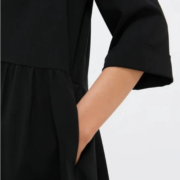 NWT Tuckernuck Black Catherine Dress Medium - Picture 3 of 4